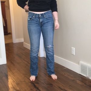 AG Boyfriend Fit Blue Jeans